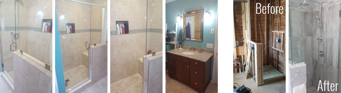 Plumber Perfect Shower & Sink Remodel